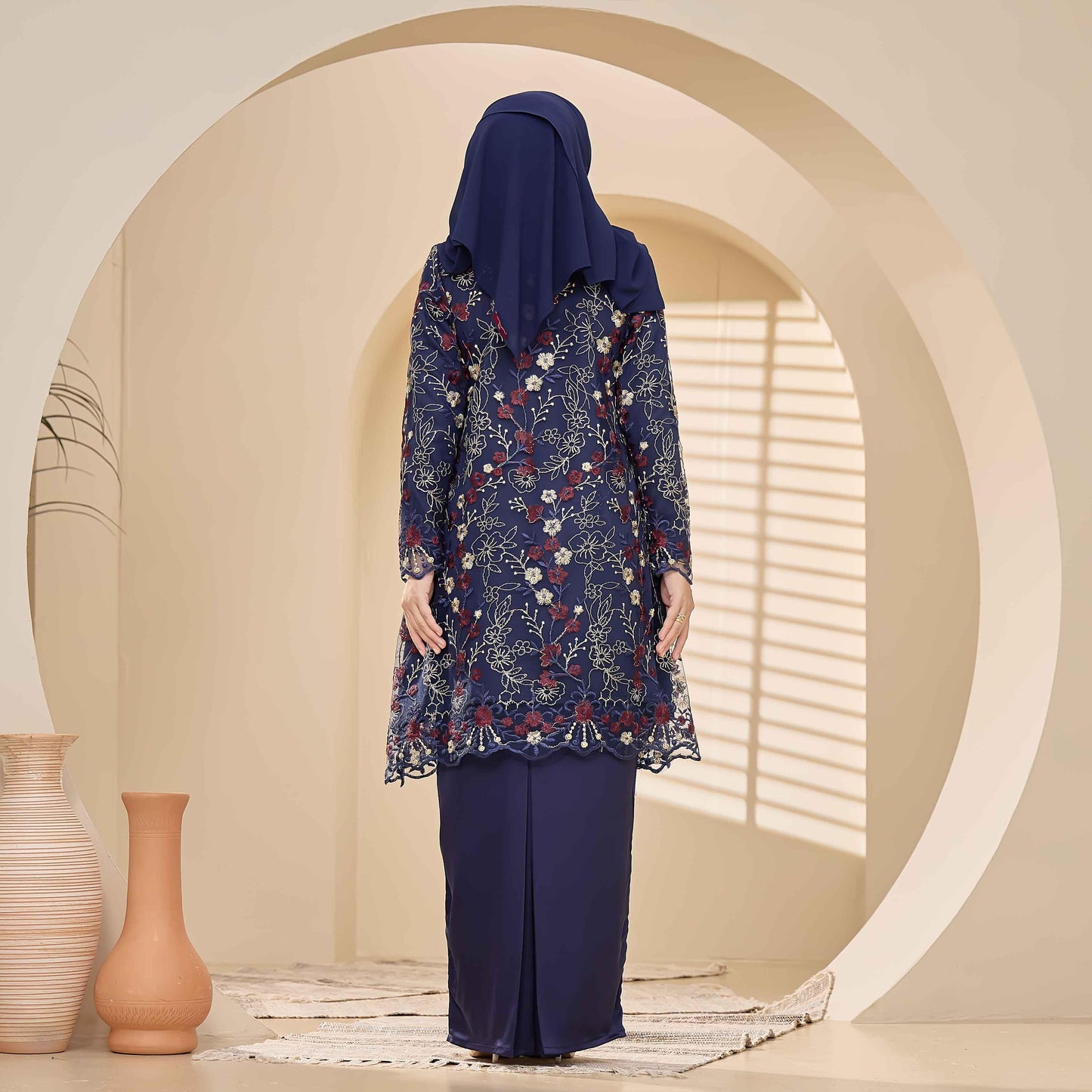Clara Rizqa - DAVENA Baju Kurung Muslimah Lace