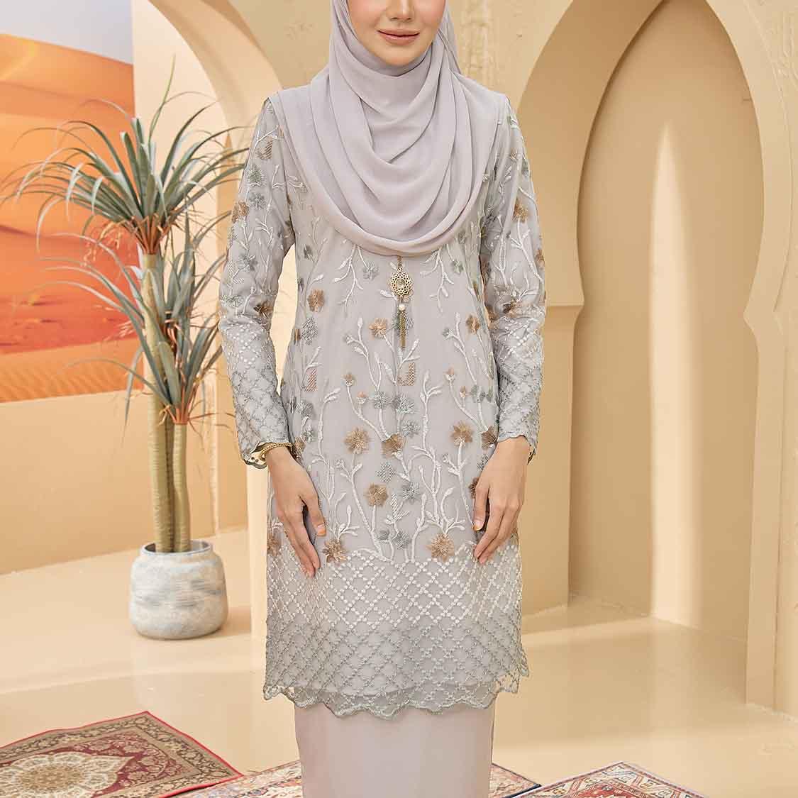 CLARA RIZQA - BELLAROSE Baju kurung muslimah lace