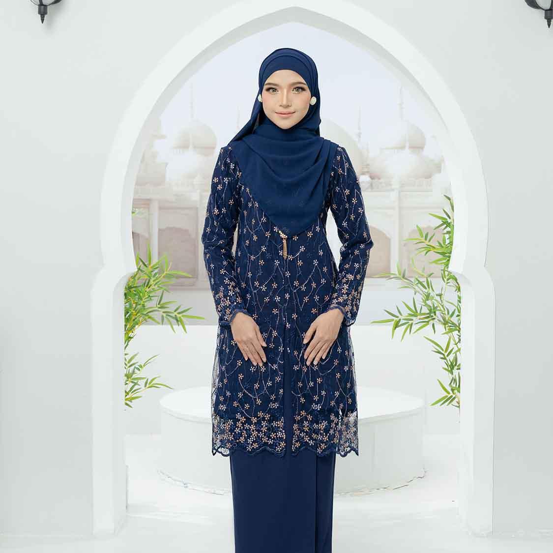 CLARA RIZQA - JESSICA Baju Kurung Muslimah mom lace