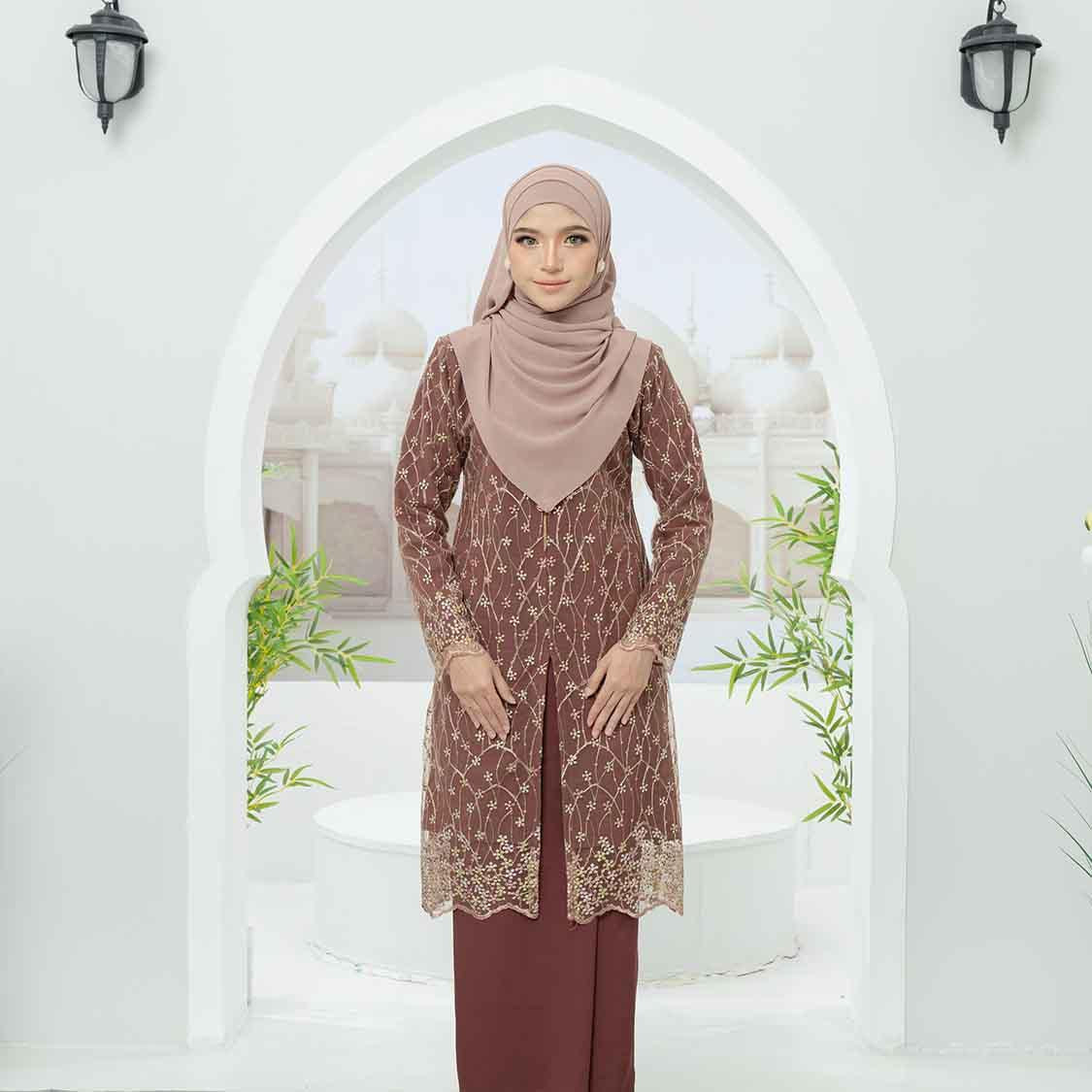 CLARA RIZQA - JESSICA Baju Kurung Muslimah mom lace