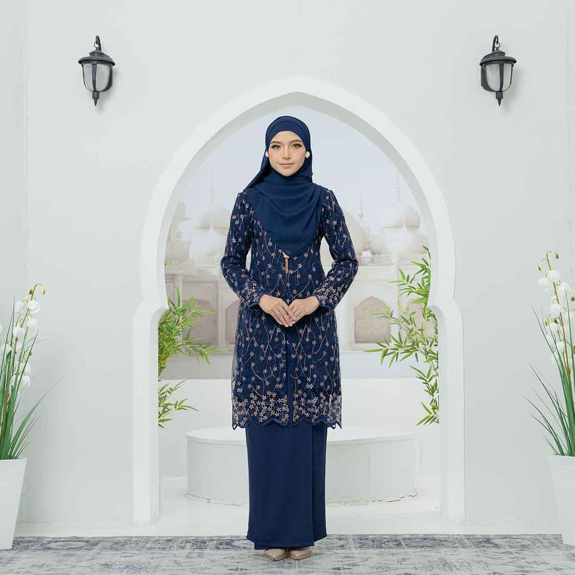 CLARA RIZQA - JESSICA Baju Kurung Muslimah mom lace