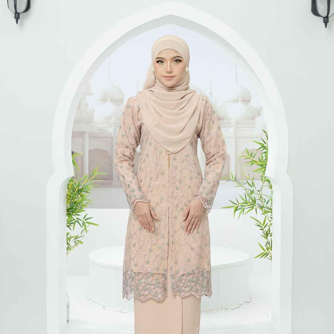 CLARA RIZQA - JESSICA Baju Kurung Muslimah mom lace