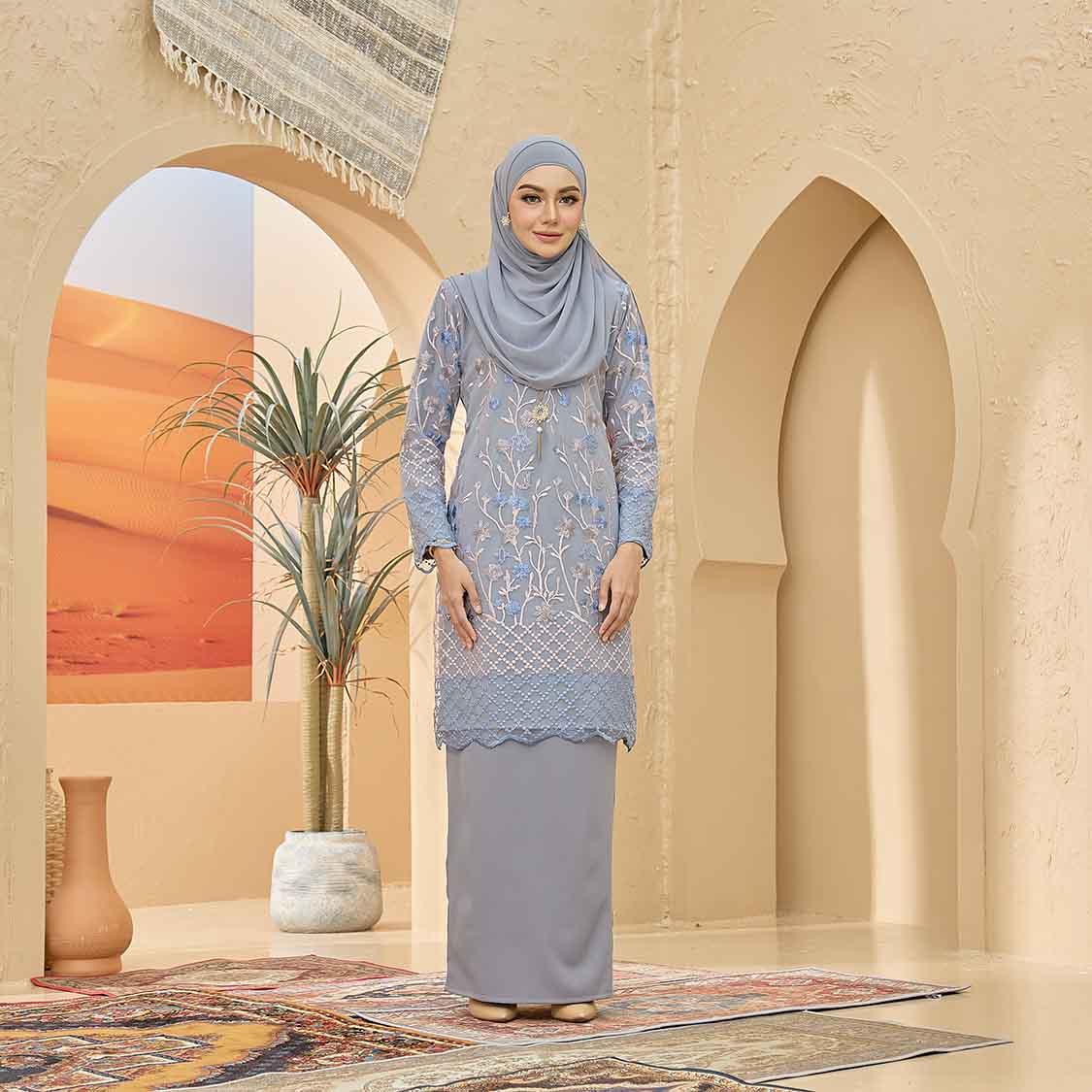 CLARA RIZQA - BELLAROSE Baju kurung muslimah lace
