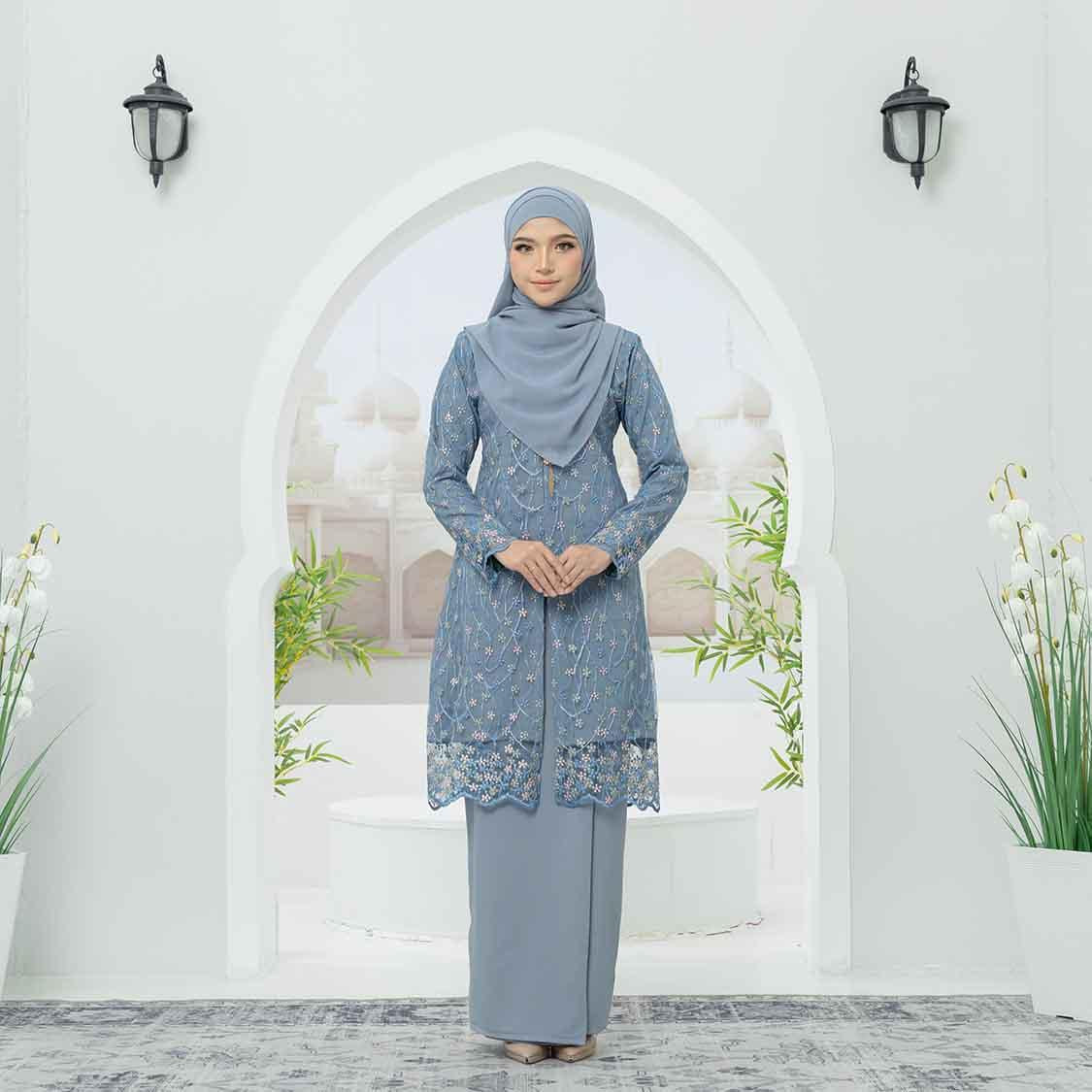 CLARA RIZQA - JESSICA Baju Kurung Muslimah mom lace