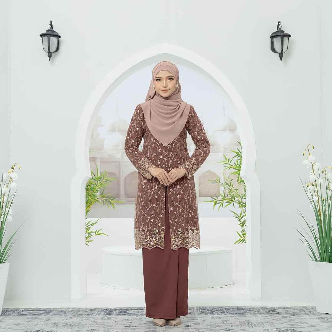 CLARA RIZQA - JESSICA Baju Kurung Muslimah mom lace