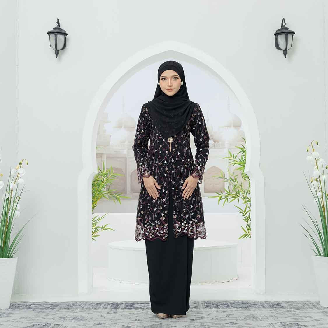 CLARA RIZQA - JESSICA Baju Kurung Muslimah mom lace