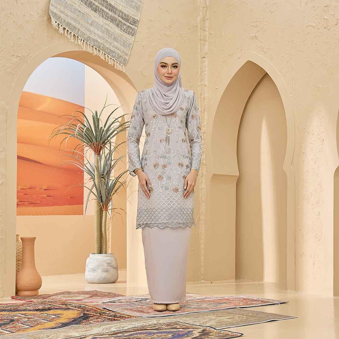 CLARA RIZQA - BELLAROSE Baju kurung muslimah lace