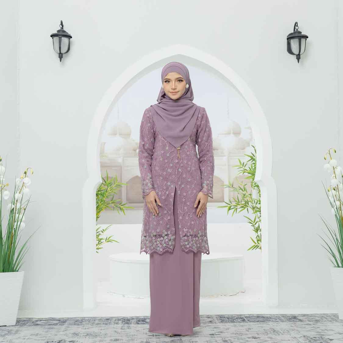 CLARA RIZQA - JESSICA Baju Kurung Muslimah mom lace