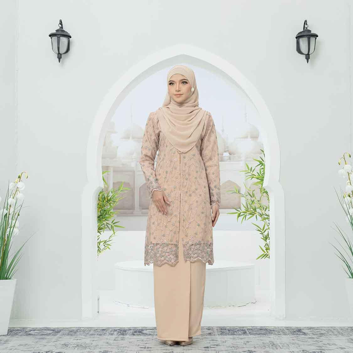 CLARA RIZQA - JESSICA Baju Kurung Muslimah mom lace
