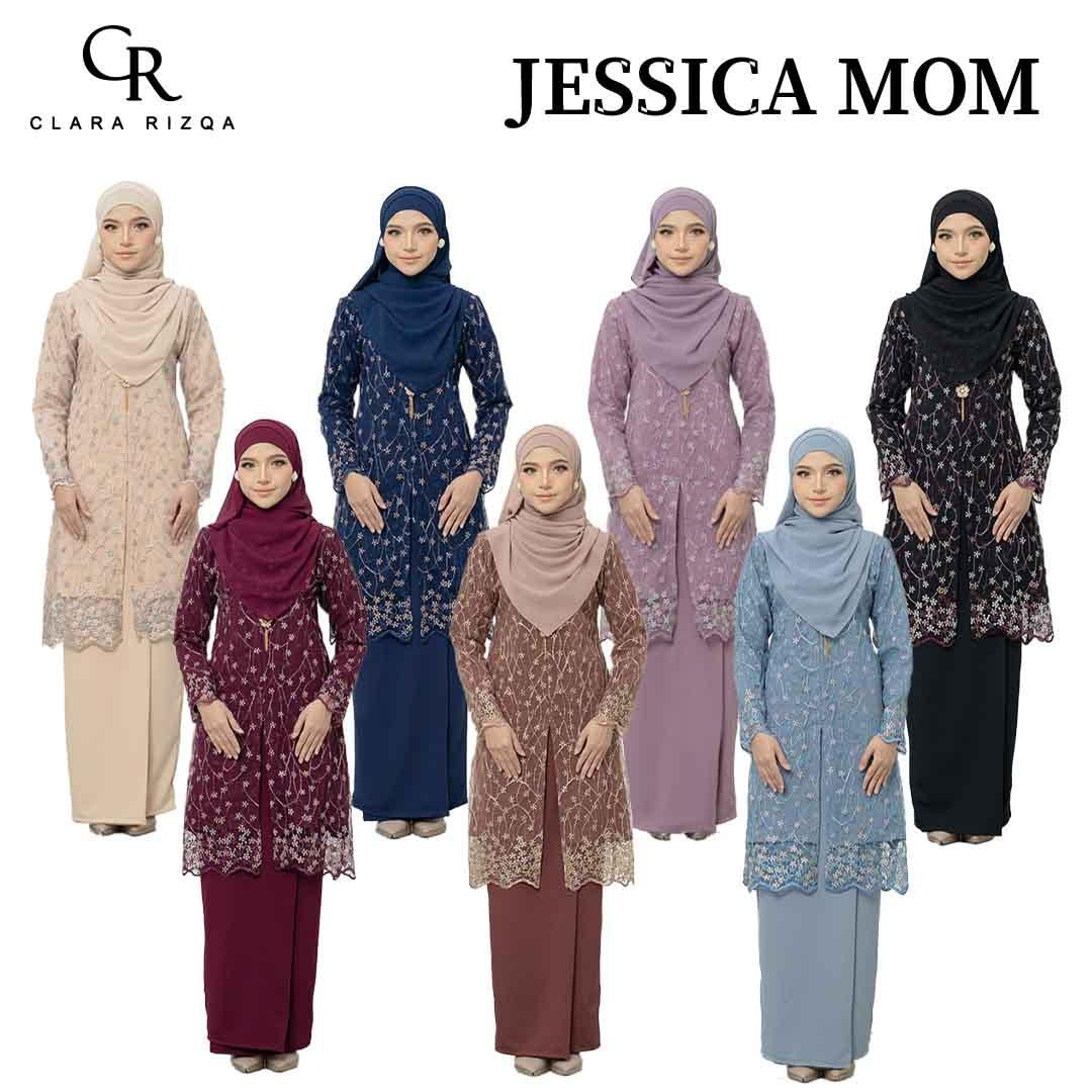 CLARA RIZQA - JESSICA Baju Kurung Muslimah mom lace