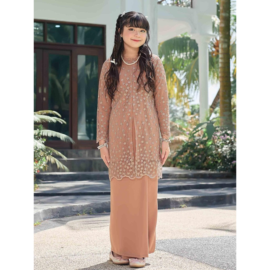 CLARA RIZQA - ELEANOR Baju Kurung kids lace