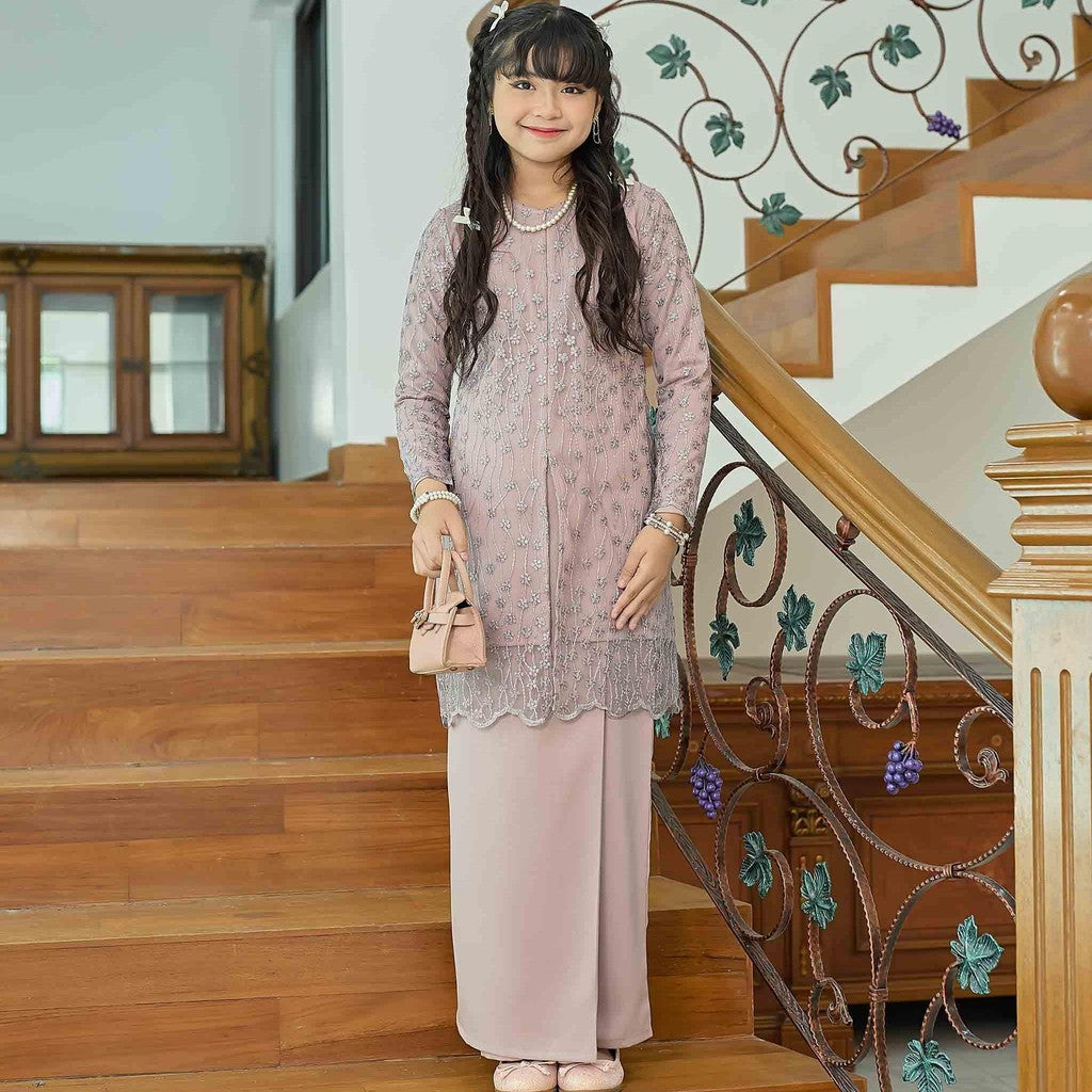 CLARA RIZQA - ELEANOR Baju Kurung kids lace
