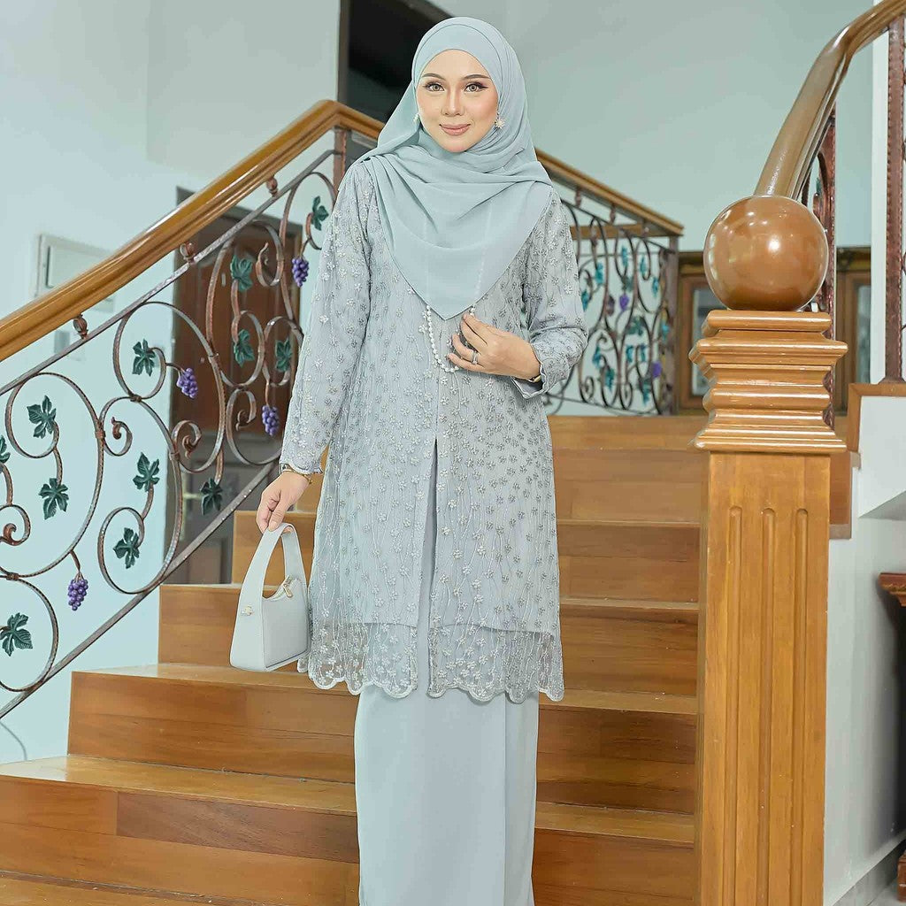 CLARA RIZQA - ELEANOR Baju Kurung Muslimah lace