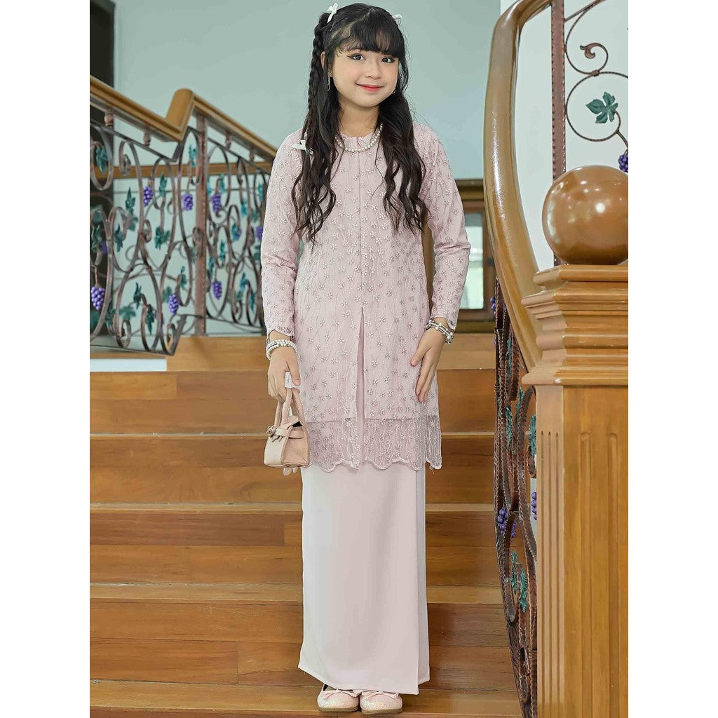CLARA RIZQA - ELEANOR Baju Kurung kids lace
