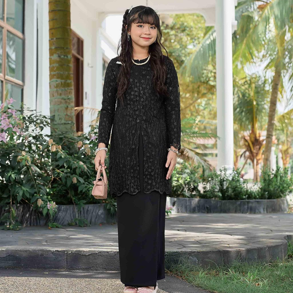 CLARA RIZQA - ELEANOR Baju Kurung kids lace