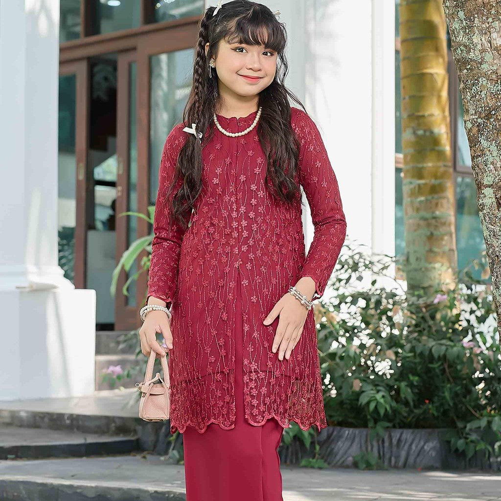 CLARA RIZQA - ELEANOR Baju Kurung kids lace