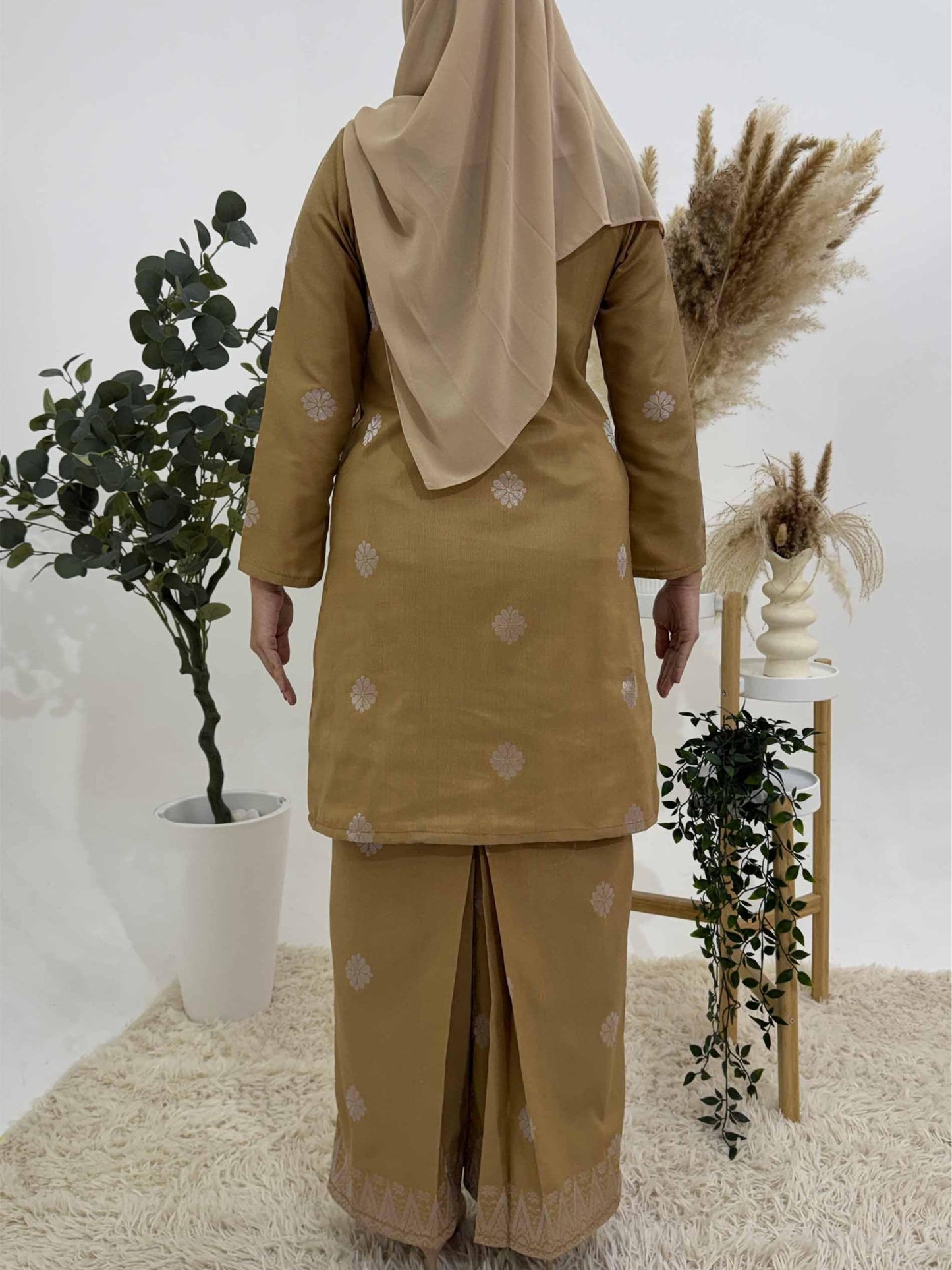 CLARA RIZQA Kebaya Mahsuri Baju Muslimah Material Songket Tenun Asli