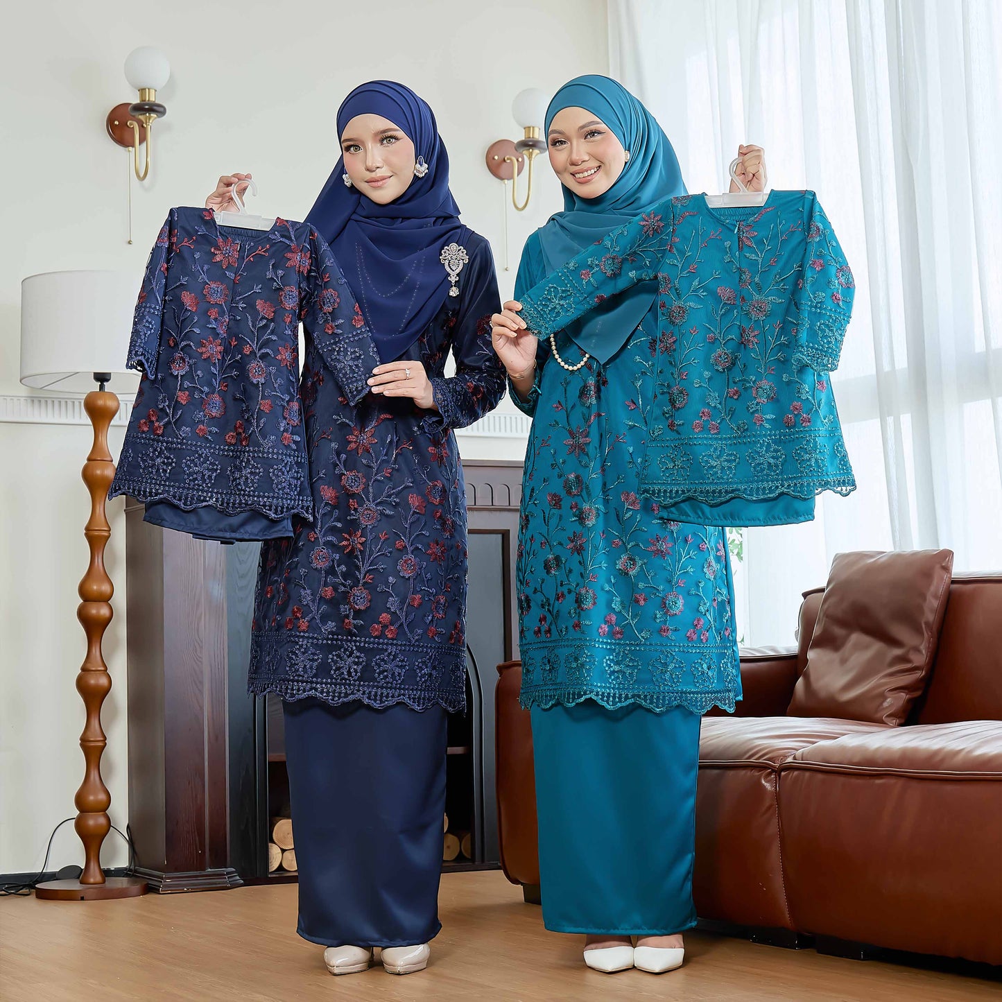 CLARA RIZQA - Catriona Kids baju kurung muslimah material premium pearl skin with lace