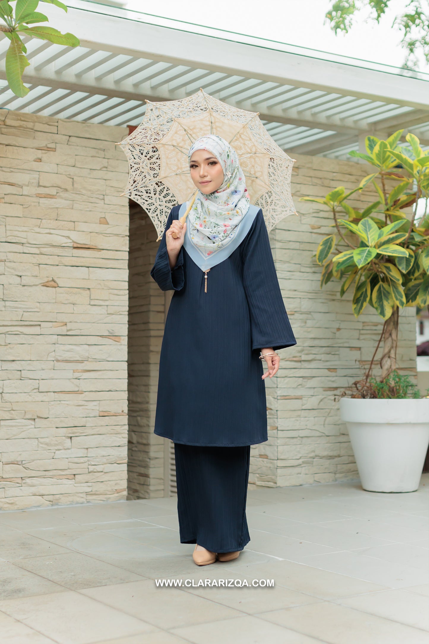 Melur - Navy Blue