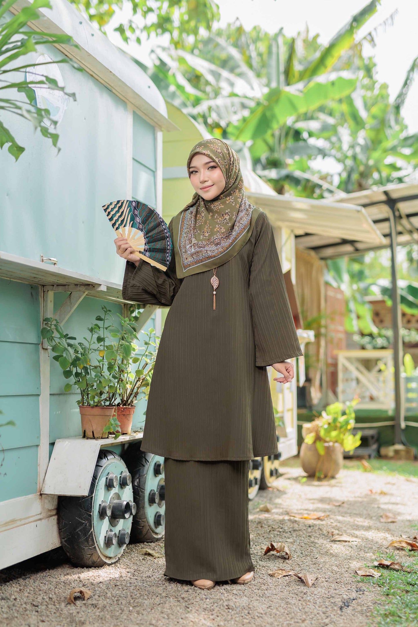 Melur - Olive Green