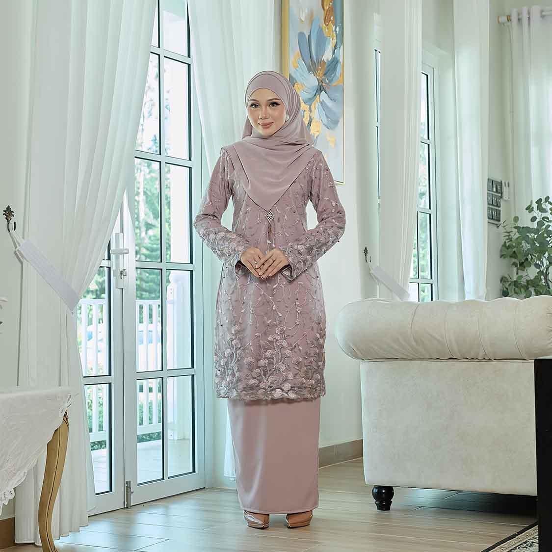 CLARA RIZQA - LENORA Baju kurung muslimah lace