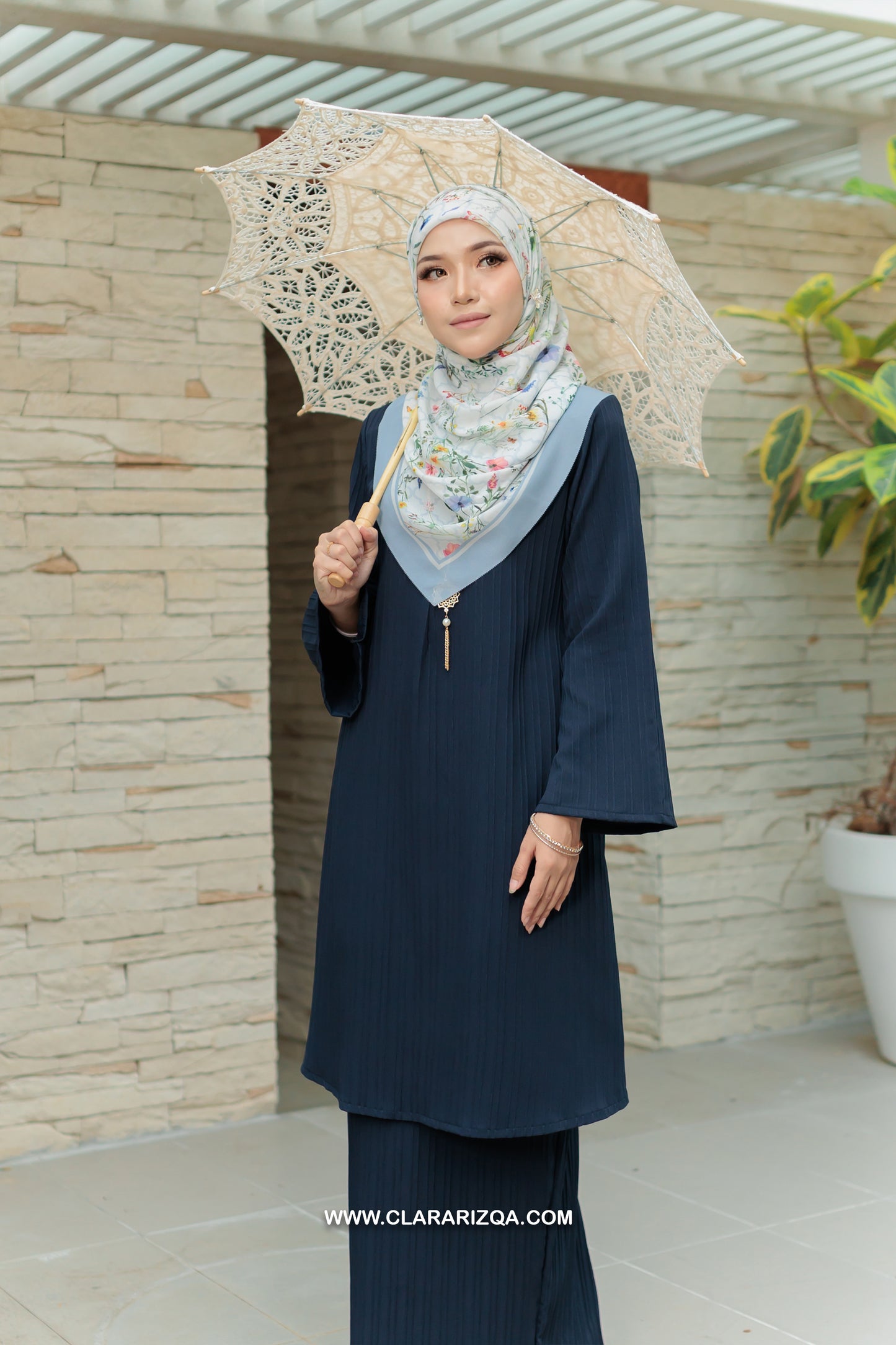 Melur - Navy Blue