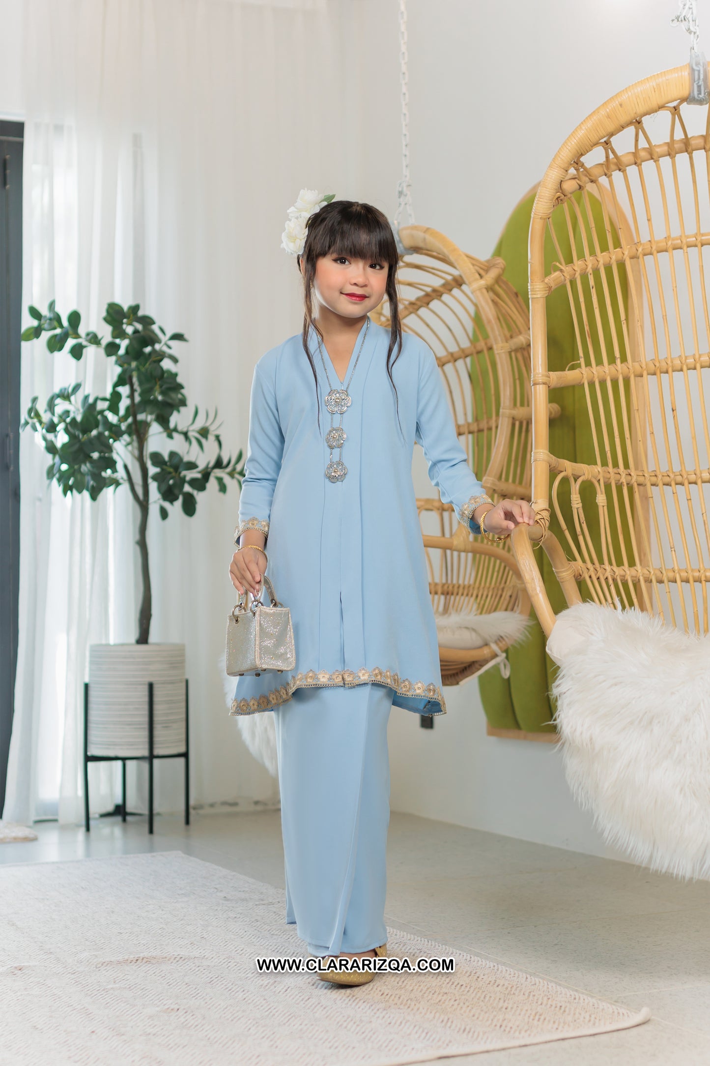 Qirana Kurung Lace (Kids)