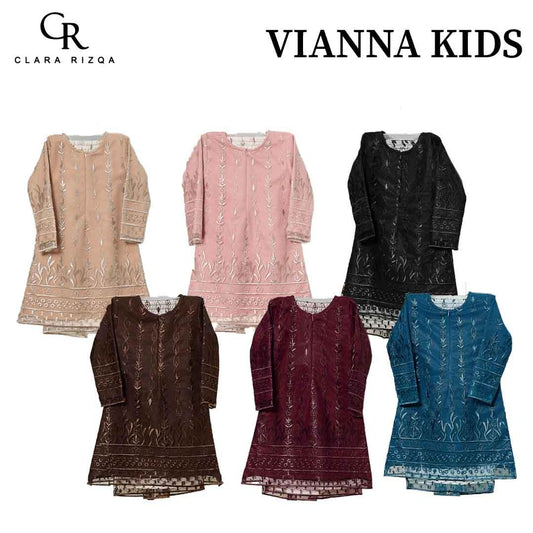 CLARA RIZQA - VIANNA baju kurung muslimah kids material premium como crepe + Lace