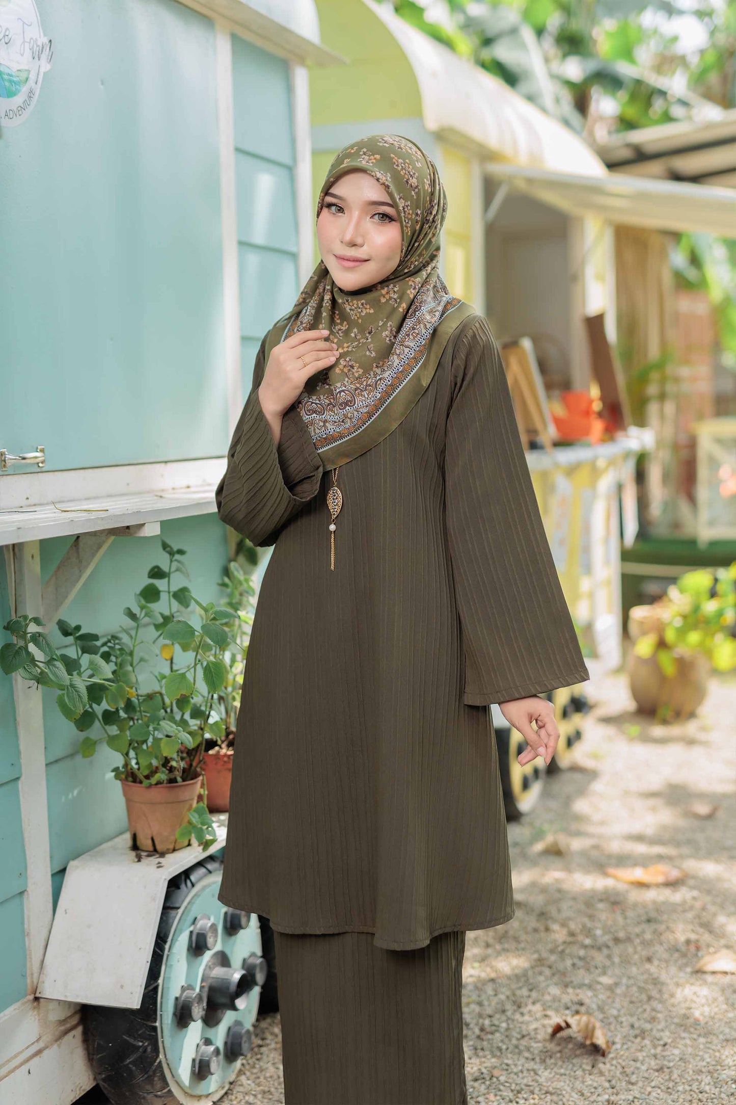 Melur - Olive Green