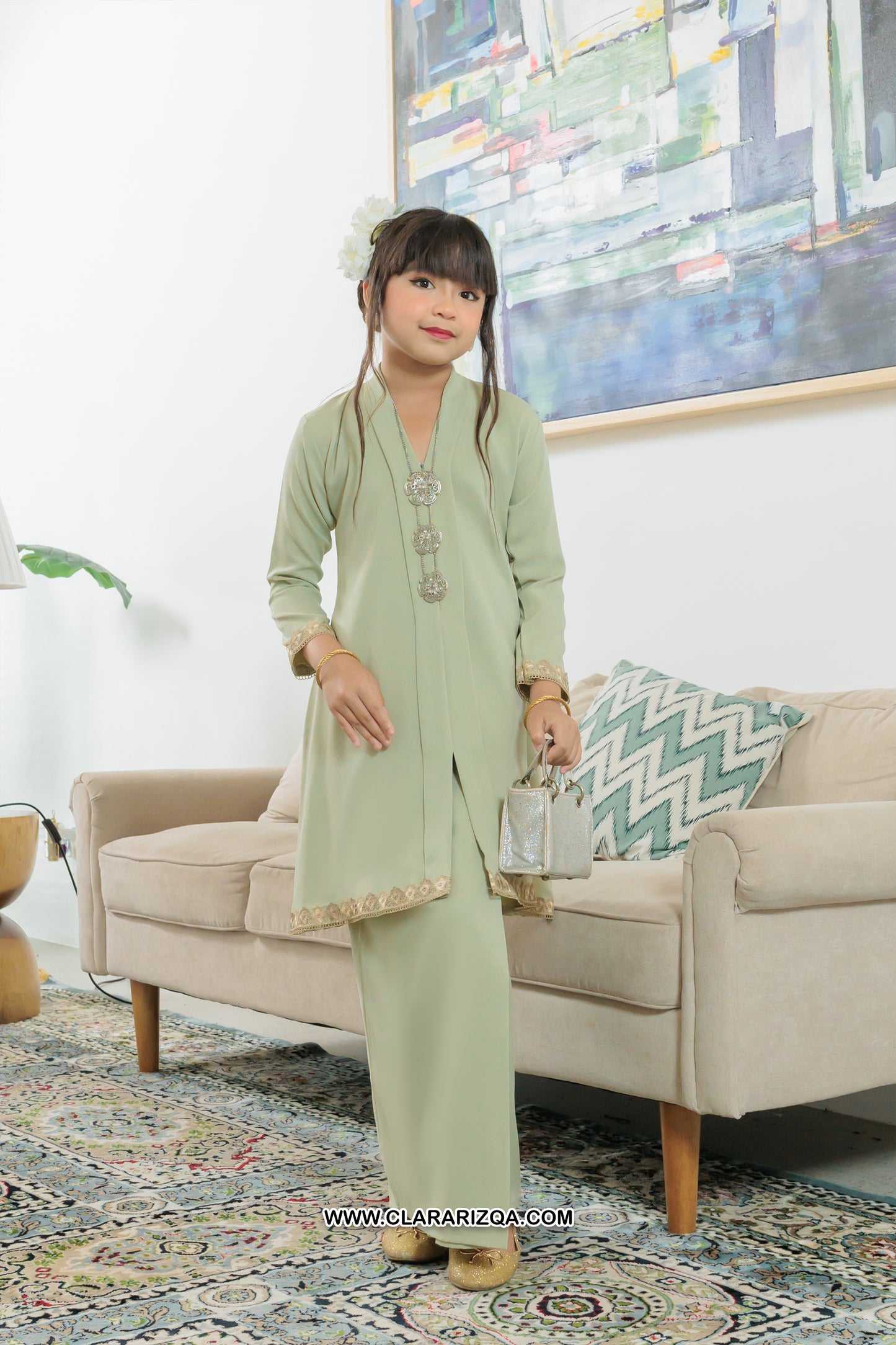 Qirana Kurung Lace (Kids)