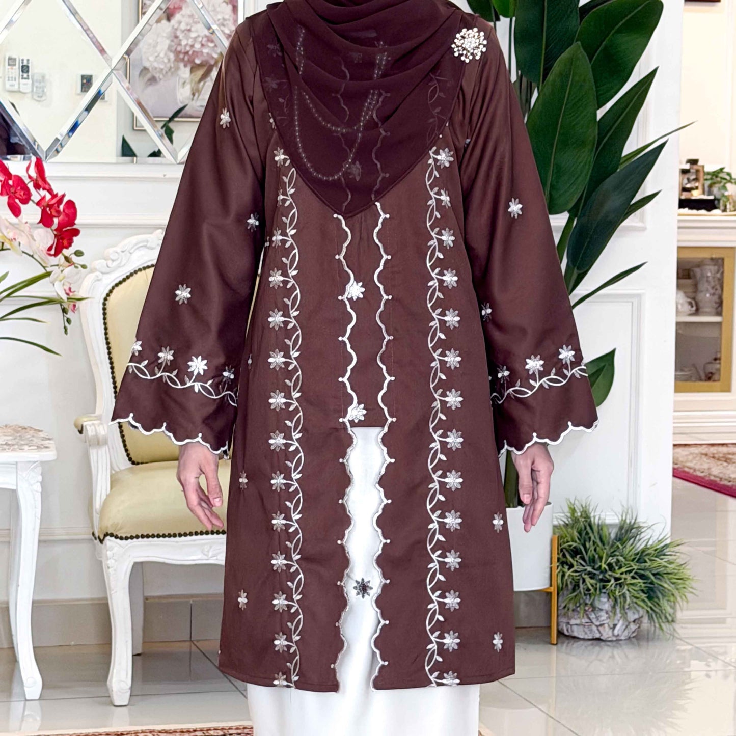 CLARA RIZQA - MELINDA baju kurung cantik moden material premium toyobo cotton