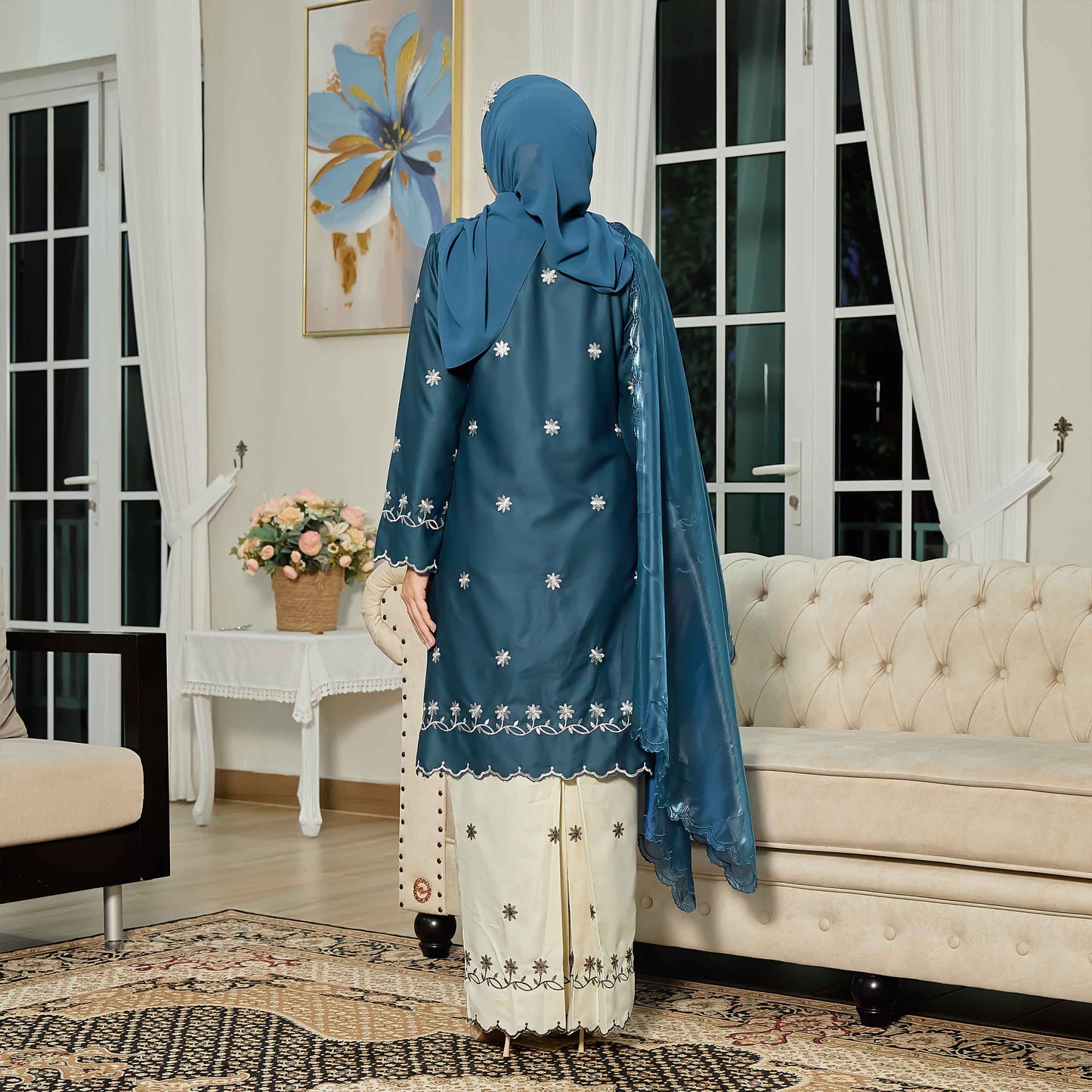 CLARA RIZQA - EVAROSE mom baju kurung cantik moden material premium toyobo cotton