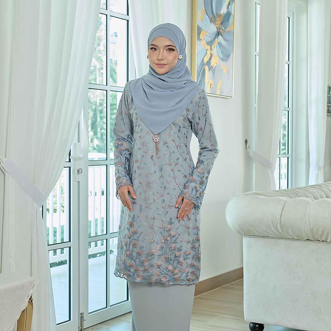 CLARA RIZQA - LENORA Baju kurung muslimah lace