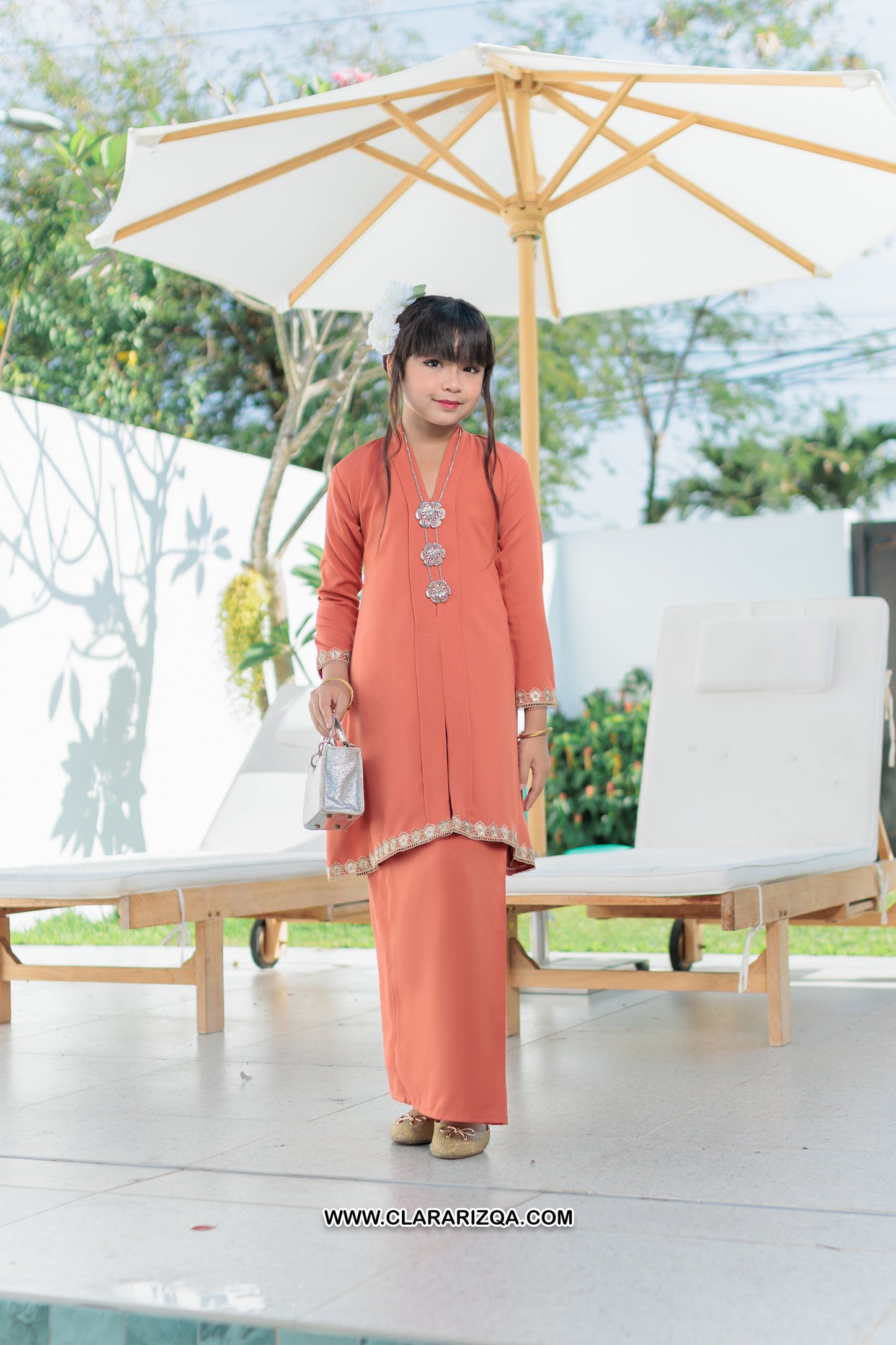 Qirana Kurung Lace (Kids)