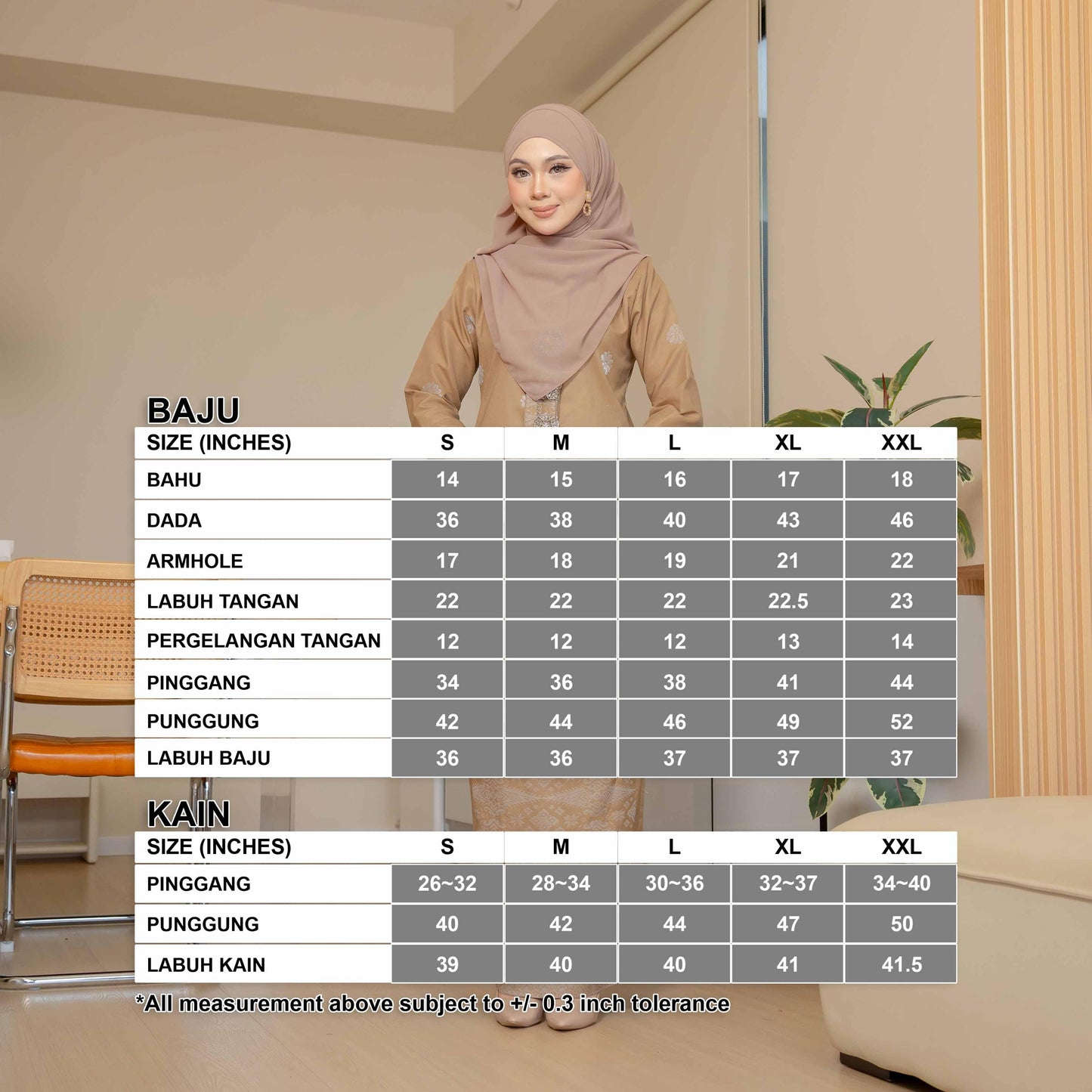 CLARA RIZQA Kebaya Mahsuri Baju Muslimah Material Songket Tenun Asli