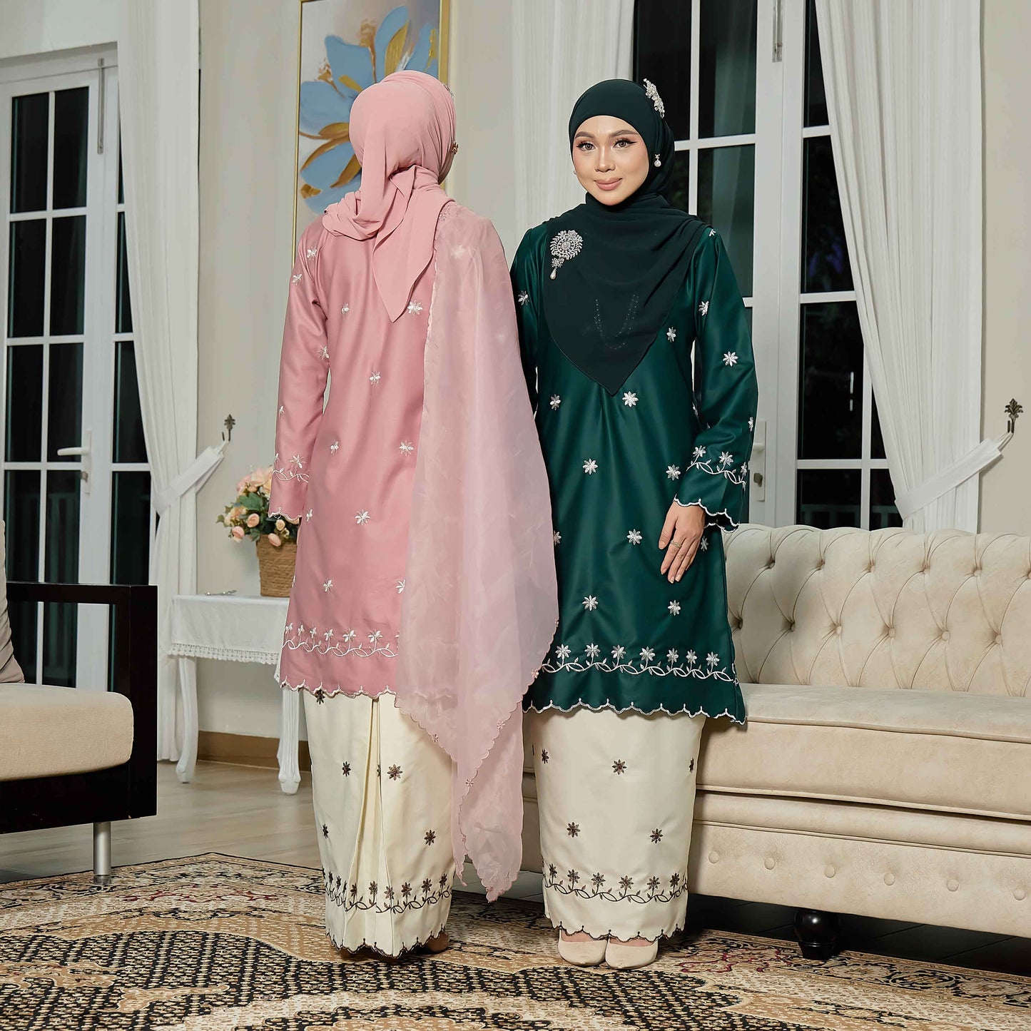 CLARA RIZQA - EVAROSE mom baju kurung cantik moden material premium toyobo cotton
