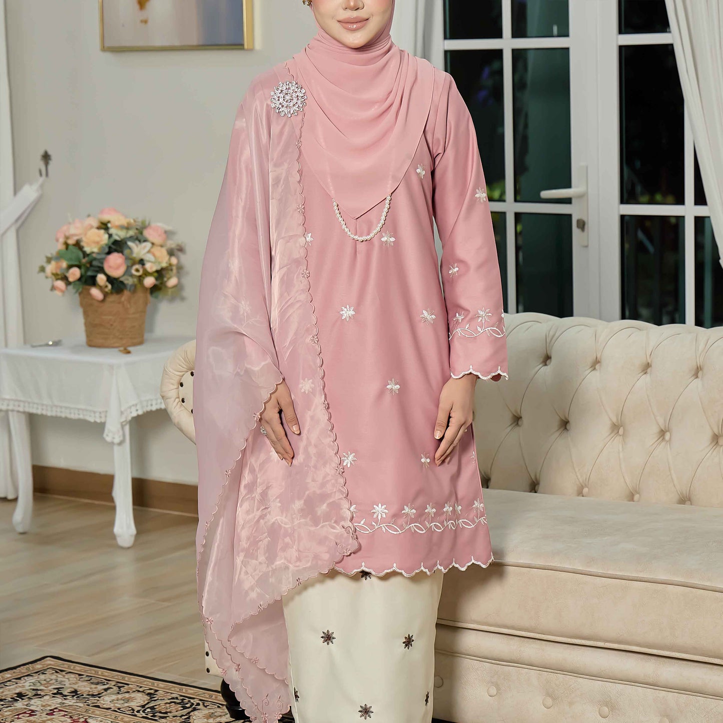 CLARA RIZQA - EVAROSE mom baju kurung cantik moden material premium toyobo cotton