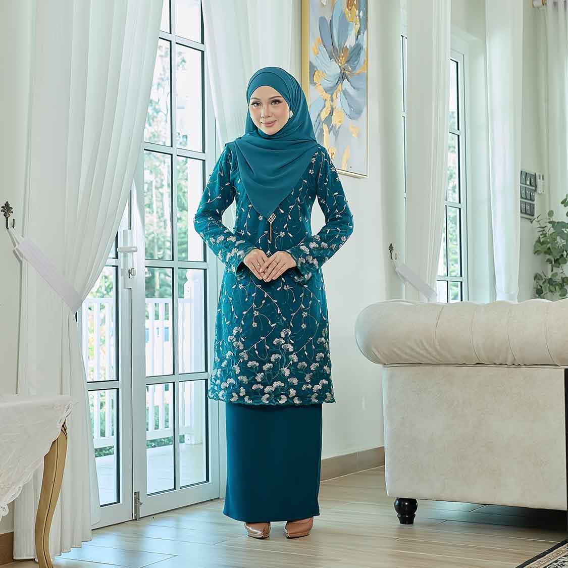 CLARA RIZQA - LENORA Baju kurung muslimah lace