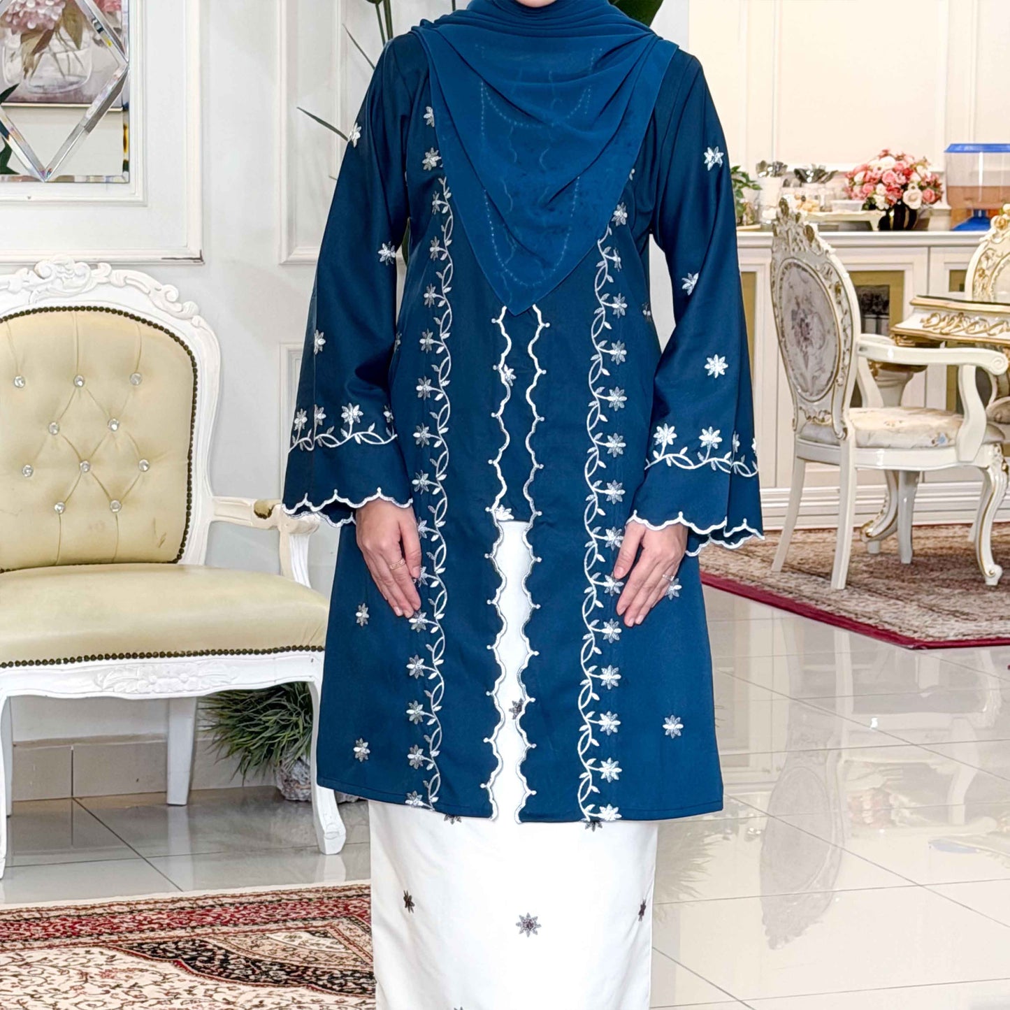 CLARA RIZQA - MELINDA baju kurung cantik moden material premium toyobo cotton