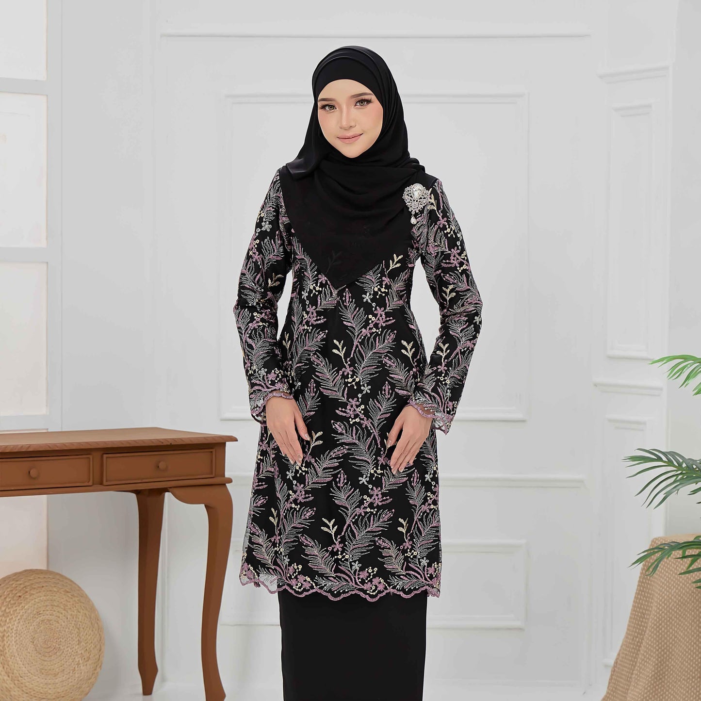 CLARA RIZQA - BRIANA Baju kurung muslimah lace