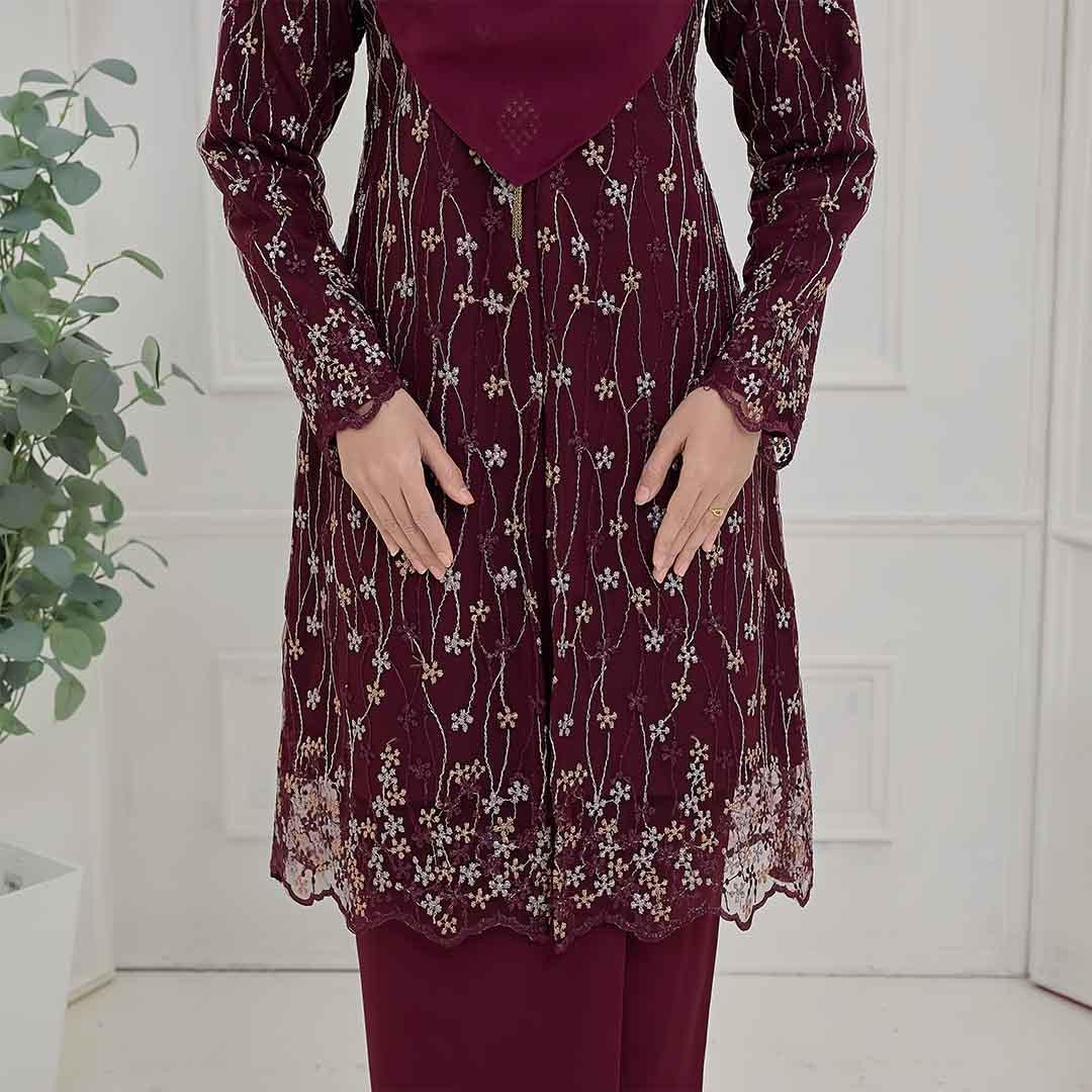 CLARA RIZQA - CATHERINE Baju Kurung Muslimah mom lace