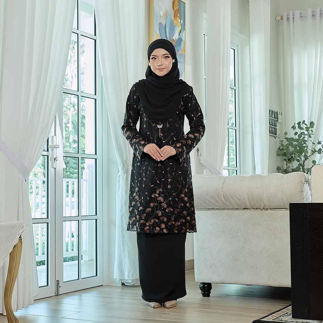 CLARA RIZQA - LENORA Baju kurung muslimah lace