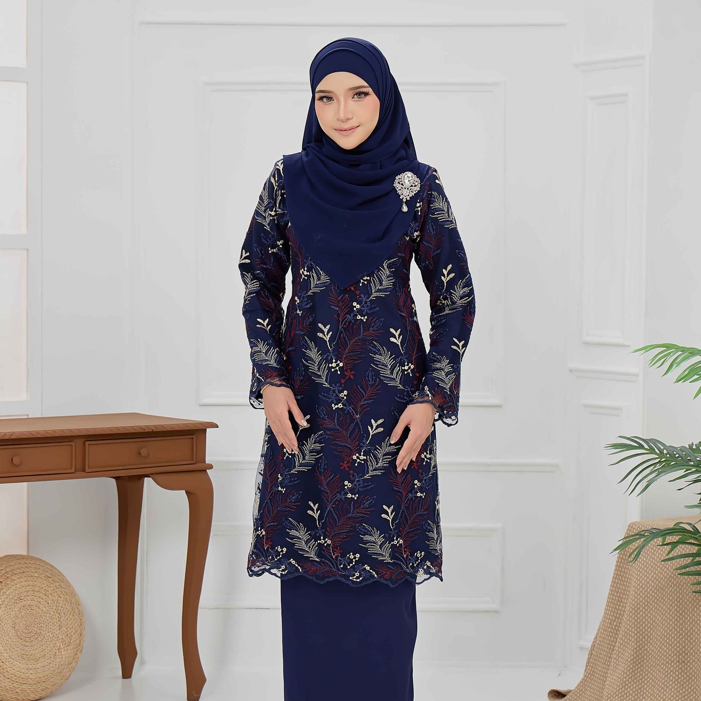 CLARA RIZQA - BRIANA Baju kurung muslimah lace
