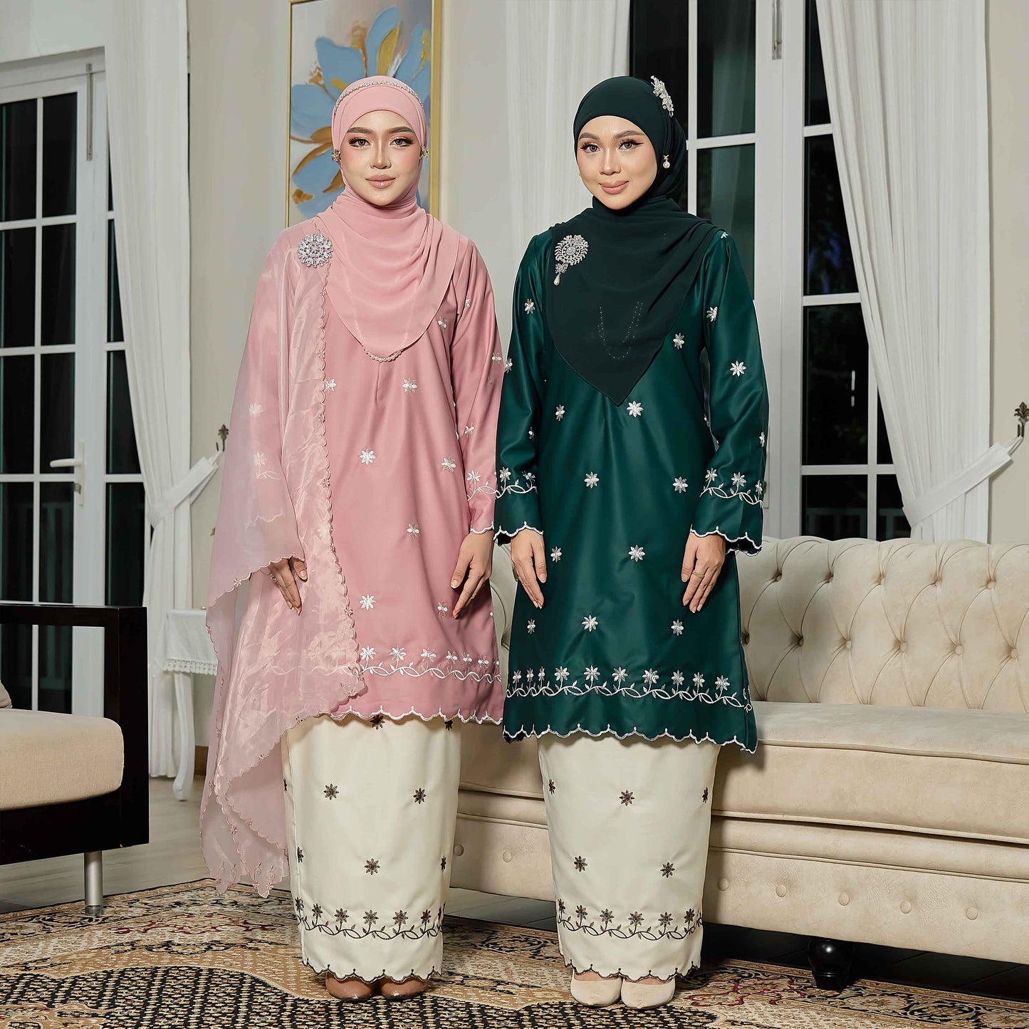 CLARA RIZQA - EVAROSE mom baju kurung cantik moden material premium toyobo cotton