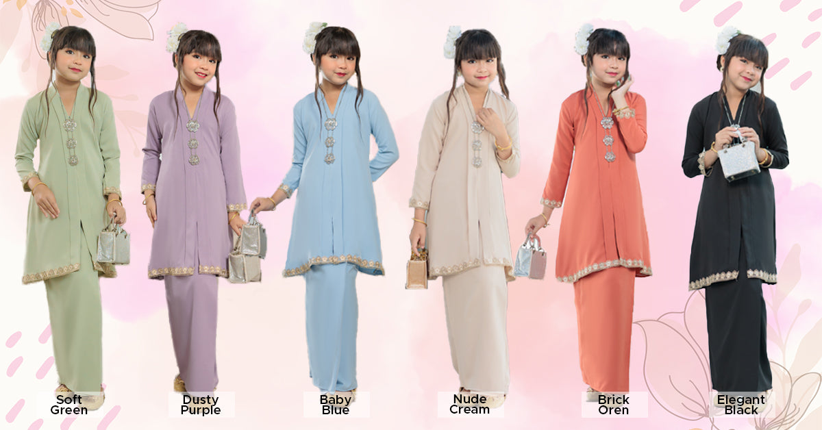 Qirana Kurung Lace (Kids)