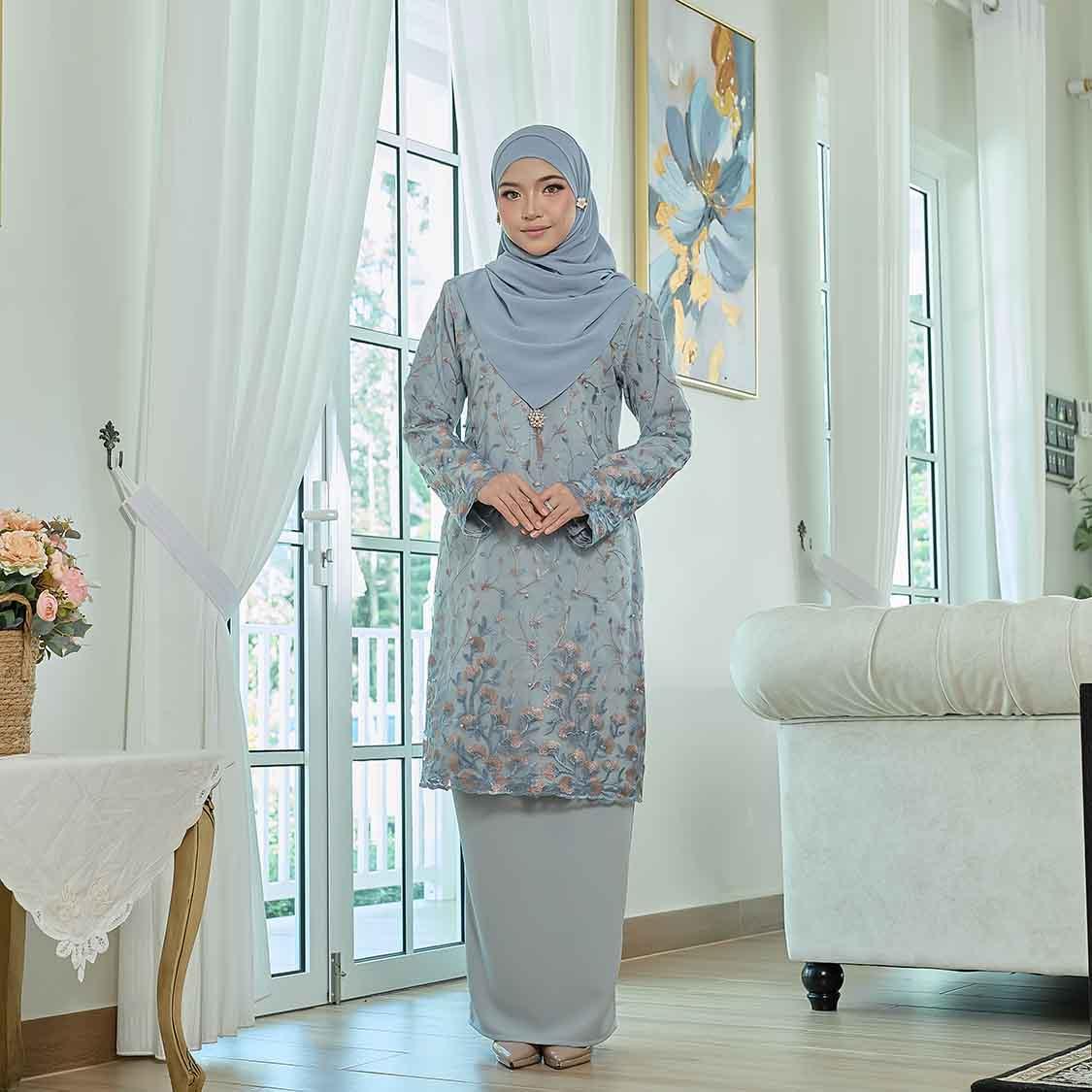 CLARA RIZQA - LENORA Baju kurung muslimah lace
