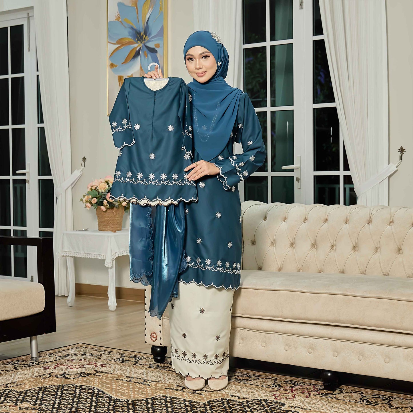CLARA RIZQA - EVAROSE kids baju kurung cantik moden material premium toyobo cotton