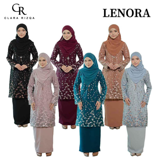 CLARA RIZQA - LENORA Baju kurung muslimah lace