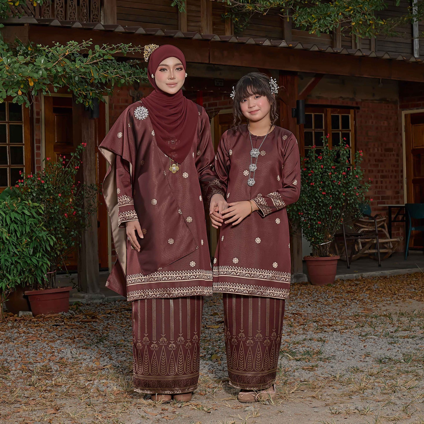 CLARA RIZQA - DHIA RATNA Kids kurung cantik moden material thai tenun songket