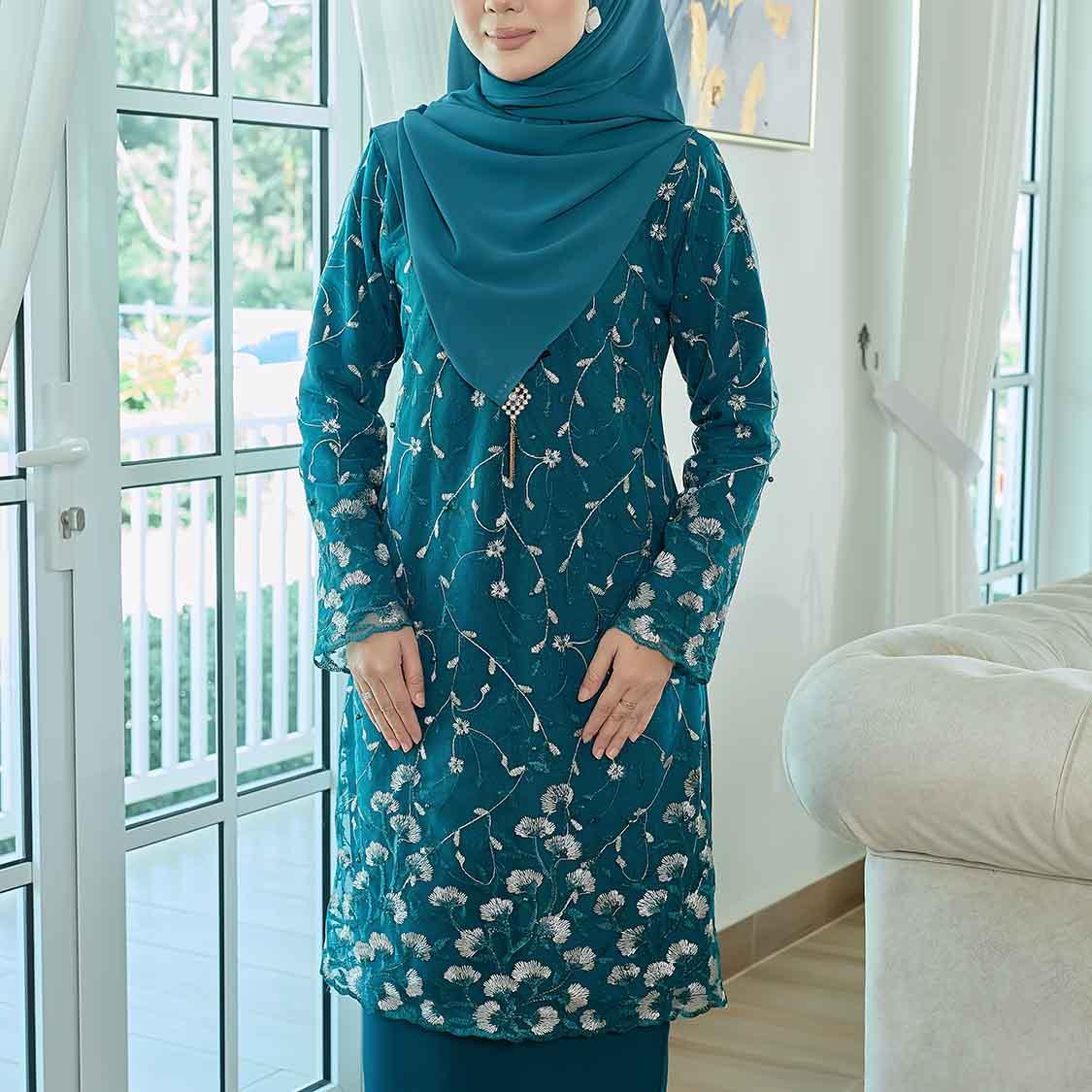 CLARA RIZQA - LENORA Baju kurung muslimah lace